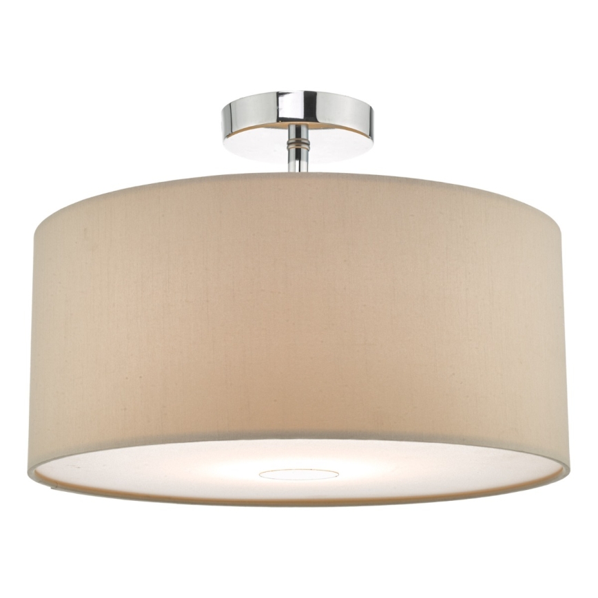 Där Lighting RON6529 - Luster na lanku RONDA 1xE27/60W/230V čierna/béžová