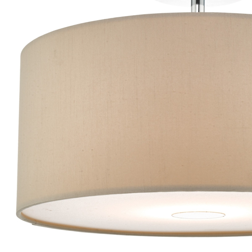 Där Lighting RON6529 - Luster na lanku RONDA 1xE27/60W/230V čierna/béžová