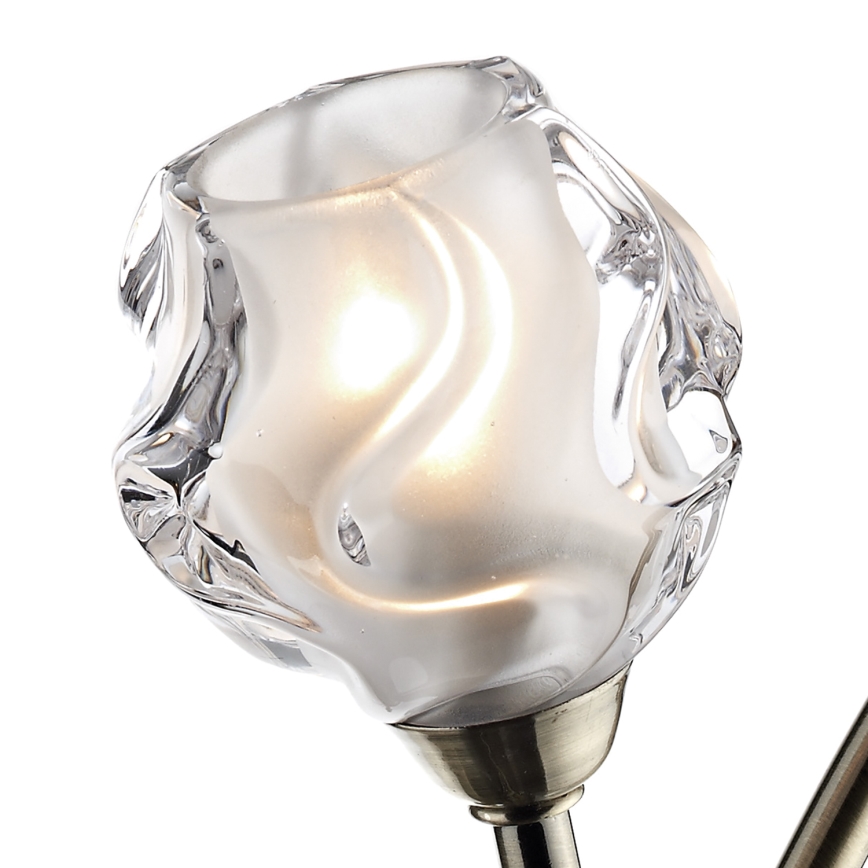 Där Lighting SEA0975 - Nástenné svietidlo SEATTLE 2xG9/40W/230V mosadz