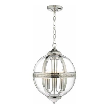 Där Lighting VAN0338 - Luster na reťazi VANESSA 3xE14/40W/230V lesklý chróm