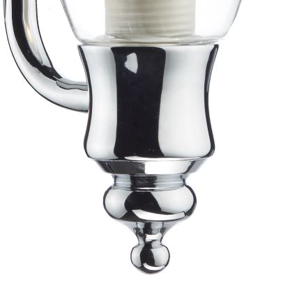 Där Lighting VES0750 - Kúpeľňové nástenné svietidlo VESTRY 1xG9/25W/230V IP44 lesklý chróm