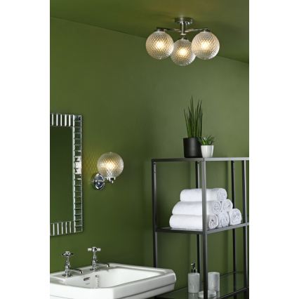 Där Lighting WAY0750 - Kúpeľňové nástenné svietidlo WAYNE 1xG9/3W/230V IP44 chróm