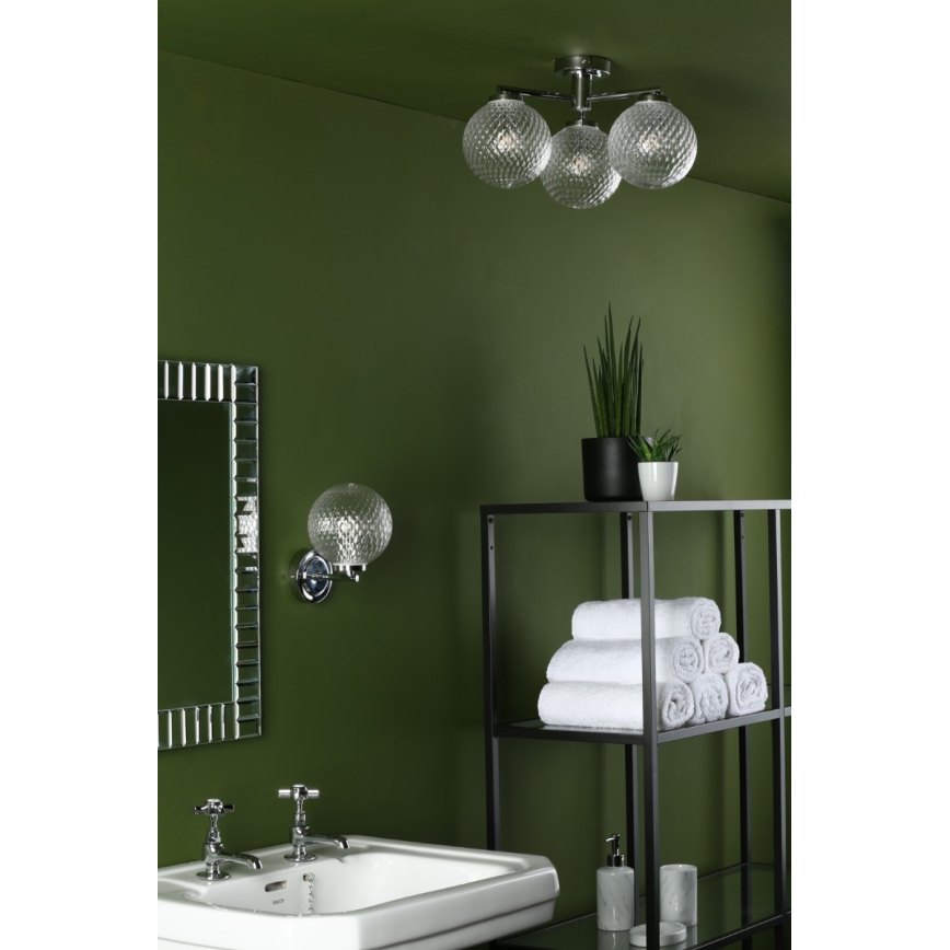 Där Lighting WAY0750 - Kúpeľňové nástenné svietidlo WAYNE 1xG9/3W/230V IP44 chróm