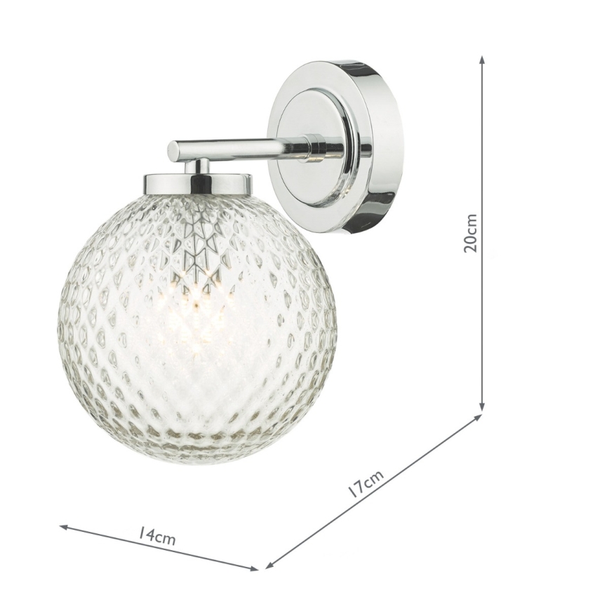 Där Lighting WAY0750 - Kúpeľňové nástenné svietidlo WAYNE 1xG9/3W/230V IP44 chróm
