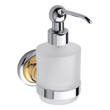 Dávkovač mydla 7,5x15 cm strieborná/zlatá