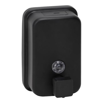 Dávkovač mydla 9,7x15 cm nerez/čierny