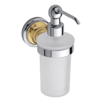 Dávkovač na mydlo 8x19 cm strieborný/zlatý