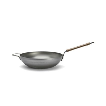 De Buyer 5717.32 - Panvica Wok MINERAL B BOIS 32 cm