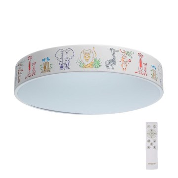 De Markt - LED Stmievateľné detské stropné svietidlo HI-TECH 1xLED/50W/230V + diaľkové ovládanie De Markt - LED Stmievateľné detské stropné svietidlo HI-TECH 1xLED/50W/230V + diaľkové ovládanie