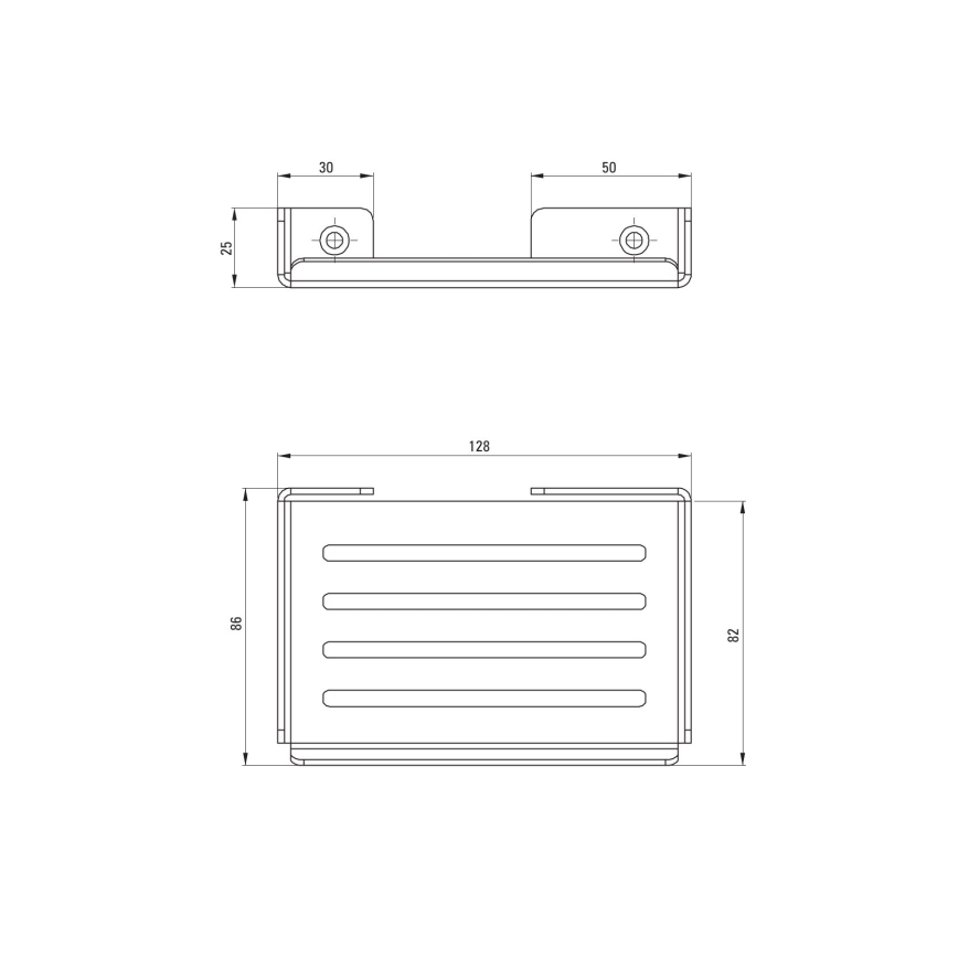 Deante ADM_A411 - Nástenná mydelnička MOKKO biela