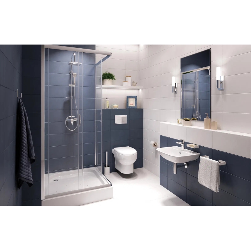 Deante ADM_A611 - Nástenný vešiak na uteráky MOKKO 30 cm biely