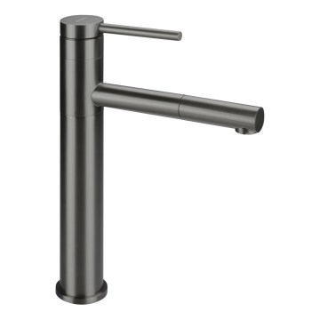 Deante BGE_D22K - Umývadlová batéria s vysúvacou sprškou ORA 30,9 cm titán