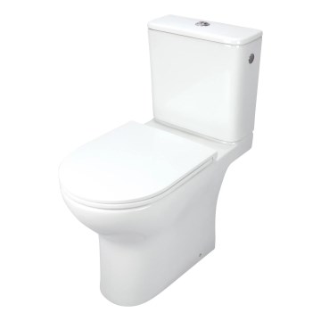 Deante CDJD6RPS - Stojacie WC s doskou JASMIN keramika/biela