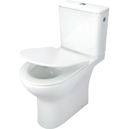 Deante CDJD6RPS - Stojacie WC s doskou JASMIN keramika/biela