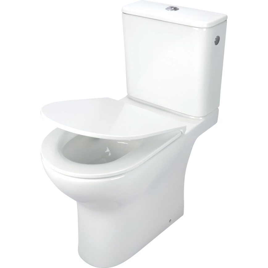 Deante CDJD6RPS - Stojacie WC s doskou JASMIN keramika/biela