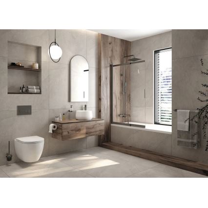 Deante CGRD6ZPW - Závesné WC s sedátkom SoftClose ROUND keramika/biela