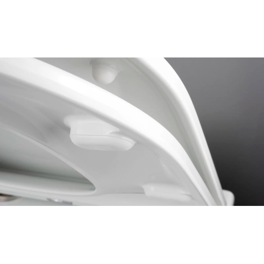 Deante CGRD6ZPW - Závesné WC s sedátkom SoftClose ROUND keramika/biela