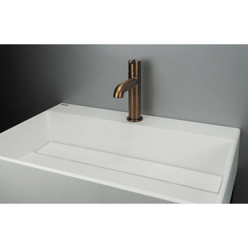 Deante CQR_AU6M - Umývadlo na dosku CORREO 40x60 cm granit/alabaster