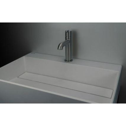 Deante CQR_SU6M - Umývadlo na dosku CORREO 40x60 cm granit/metalicky sivá