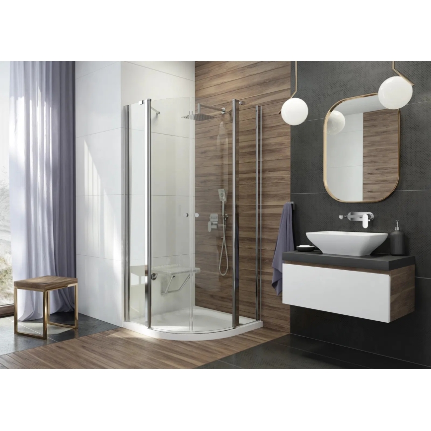 Deante NAC_09LP - Sprchová sada ALPINIA s podomietkovou batériou, lesklý chróm