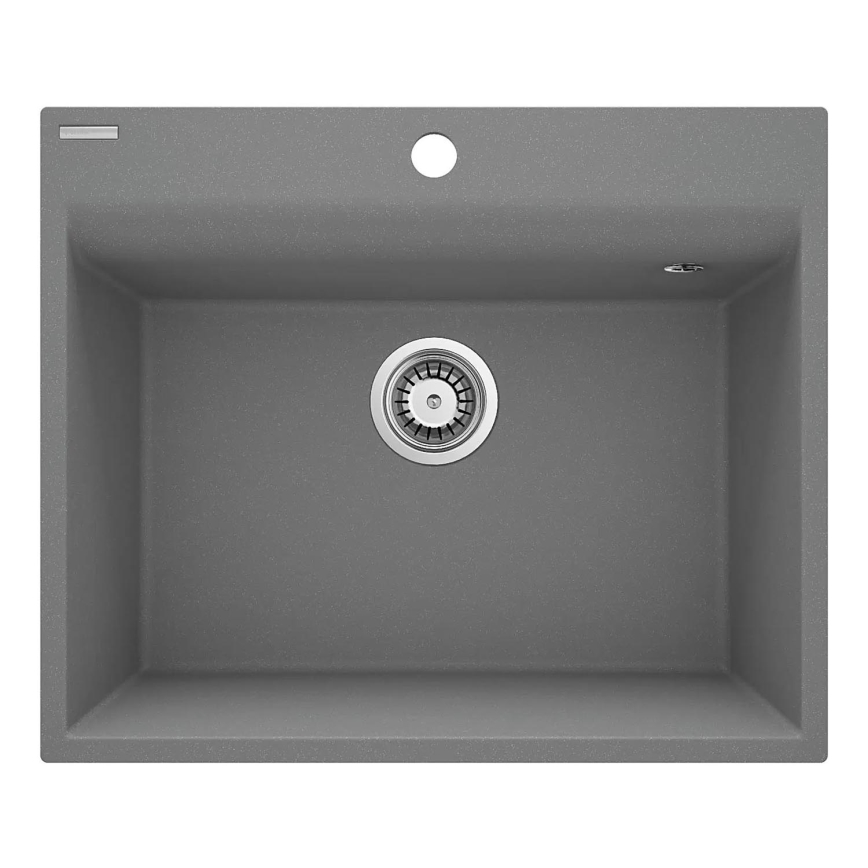 Deante ZRC_S10A - Kuchynský drez CORIO 50x60 cm granit/metalická šedá