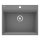 Deante ZRC_S10A - Kuchynský drez CORIO 50x60 cm granit/metalická sivá