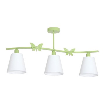 Decoland 5642 - Detský luster MOTÝLIK 3XE14/60W/230V