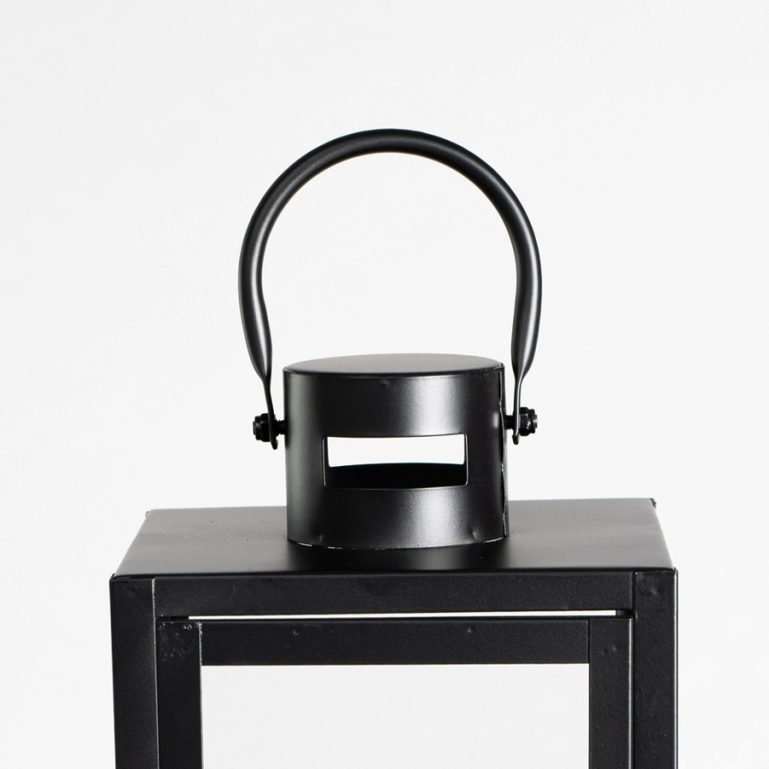 Dekoratívna lucerna 49 cm čierna