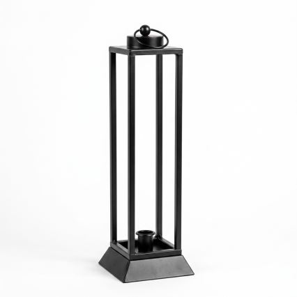Dekoratívna lucerna HALL 34 cm čierna