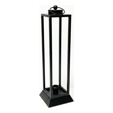Dekoratívna lucerna HALL 45,5 cm, čierna