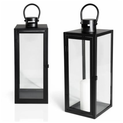 Dekoratívna lucerna TOWER 63 cm čierna