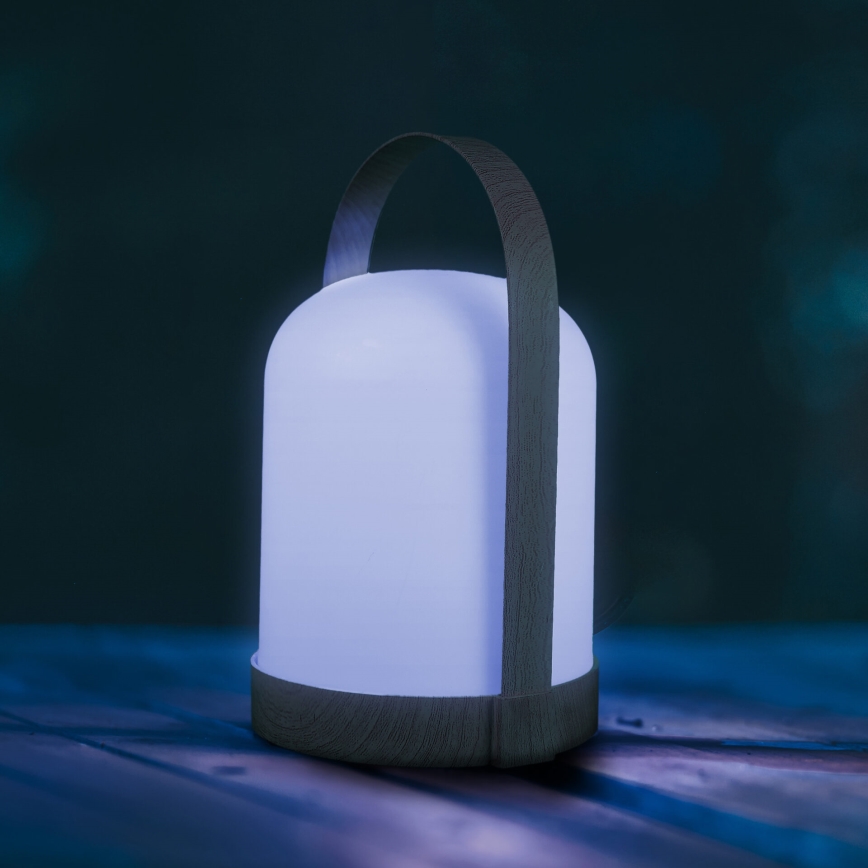 Dekoratívna stolná LED lampa RGBW MINORKA LED/0,3W/4,5V 3xAA
