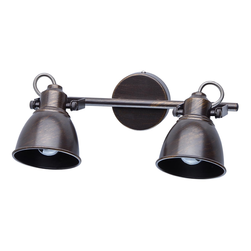 DeMarkt - Bodové svietidlo TECHNO 2xE14/40W/230V