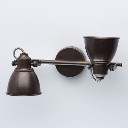 DeMarkt - Bodové svietidlo TECHNO 2xE14/40W/230V