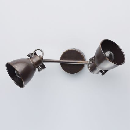 DeMarkt - Bodové svietidlo TECHNO 2xE14/40W/230V