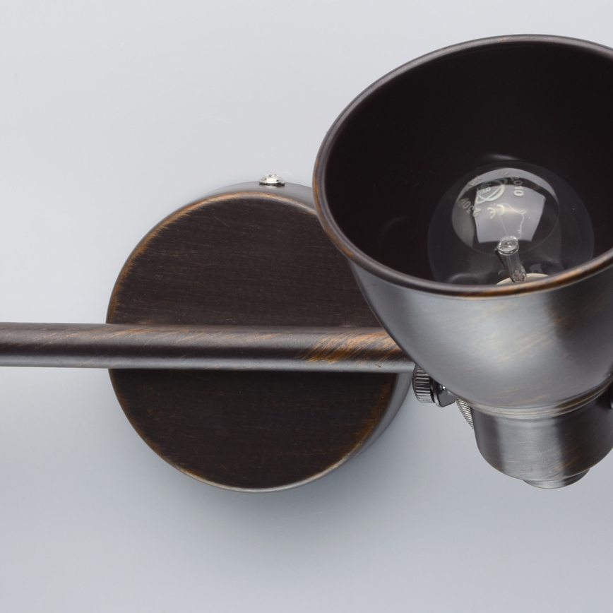 DeMarkt - Bodové svietidlo TECHNO 2xE14/40W/230V