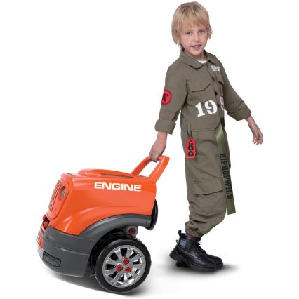 Detská autodielňa 3xAAA + 1xCR2025 oranžová/šedá