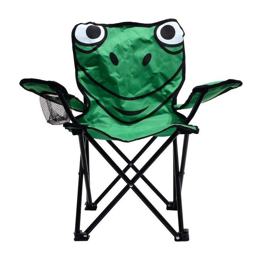 Detská kempingová stolička žaba