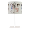Detská stolná lampa GIRLS VIBES 1xE27/60W/230V pr. 18 cm pre dievčatá