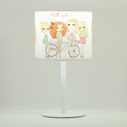 Detská stolná lampa GIRLS VIBES 1xE27/60W/230V, pr. 18 cm — pre dievčatá