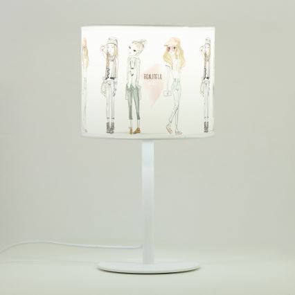 Detská stolná lampa GIRLS VIBES 1xE27/60W/230V, priemer 18 cm, pre dievčatá