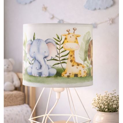 Detská stolná lampa KIDS ROOM 1xE27/60W/230V pr. 18 cm džungľa