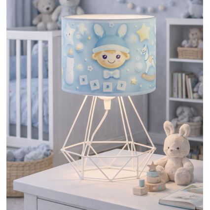 Detská stolná lampa KIDS ROOM 1xE27/60W/230V pr. 18 cm kozmonaut