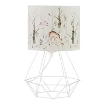 Detská stolná lampa KIDS ROOM 1xE27/60W/230V pr. 18 cm zvieratká