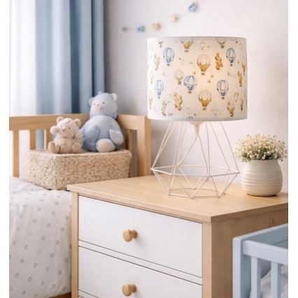 Detská stolná lampa KIDS ROOM 1xE27/60W/230V priemer 18 cm balóniky