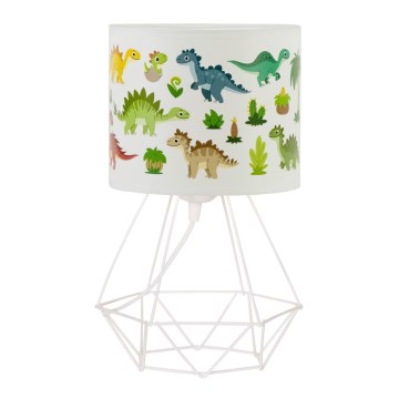 Detská stolná lampa KIDS ROOM 1xE27/60W/230V priemer 18 cm dinosaurus