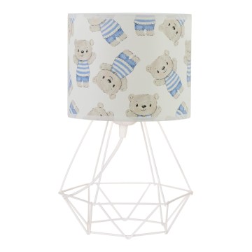 Detská stolná lampa KIDS ROOM 1xE27/60W/230V, priemer 18 cm, medvedík