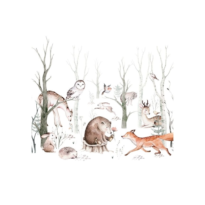 Detská stolná lampa KIDS ROOM 1xE27/60W/230V, priemer 18 cm, zvieratká