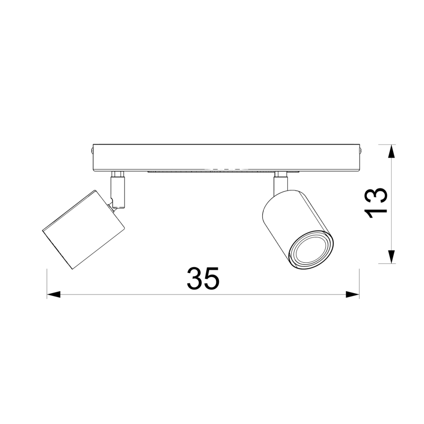 Detské bodové svietidlo FUN 3xGU10/8W/230V šedá/koník