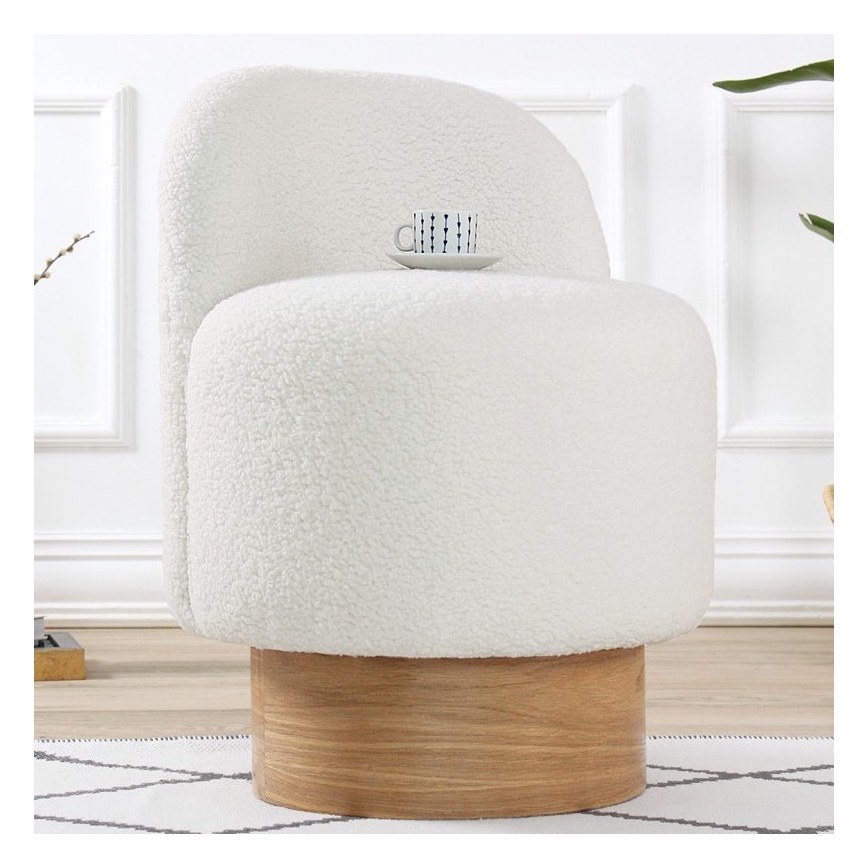 Detské kresielko RIKI 40x47 cm biele